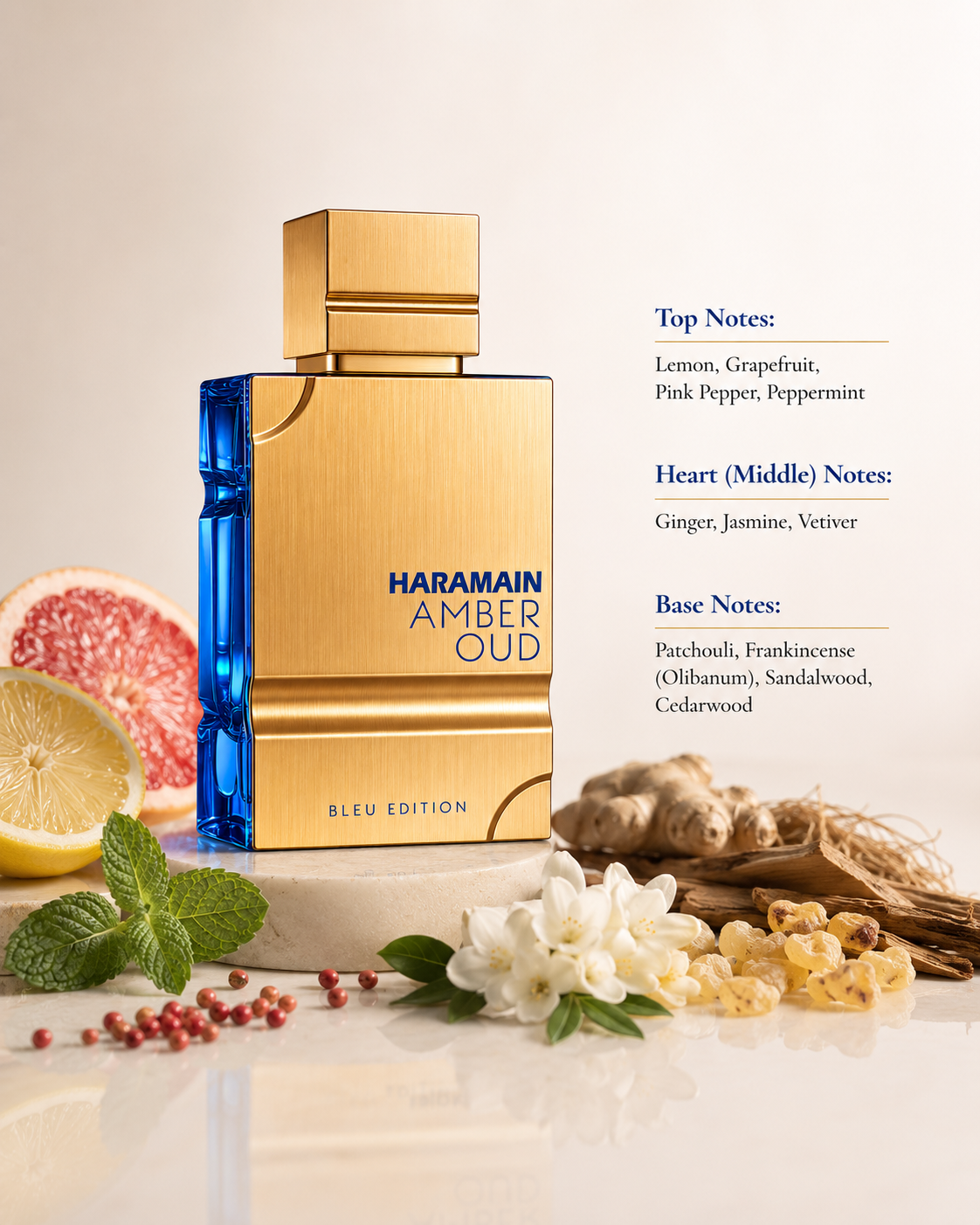 Al Haramain Amber Oud Bleu Edition 60ml EDP - Unisex
