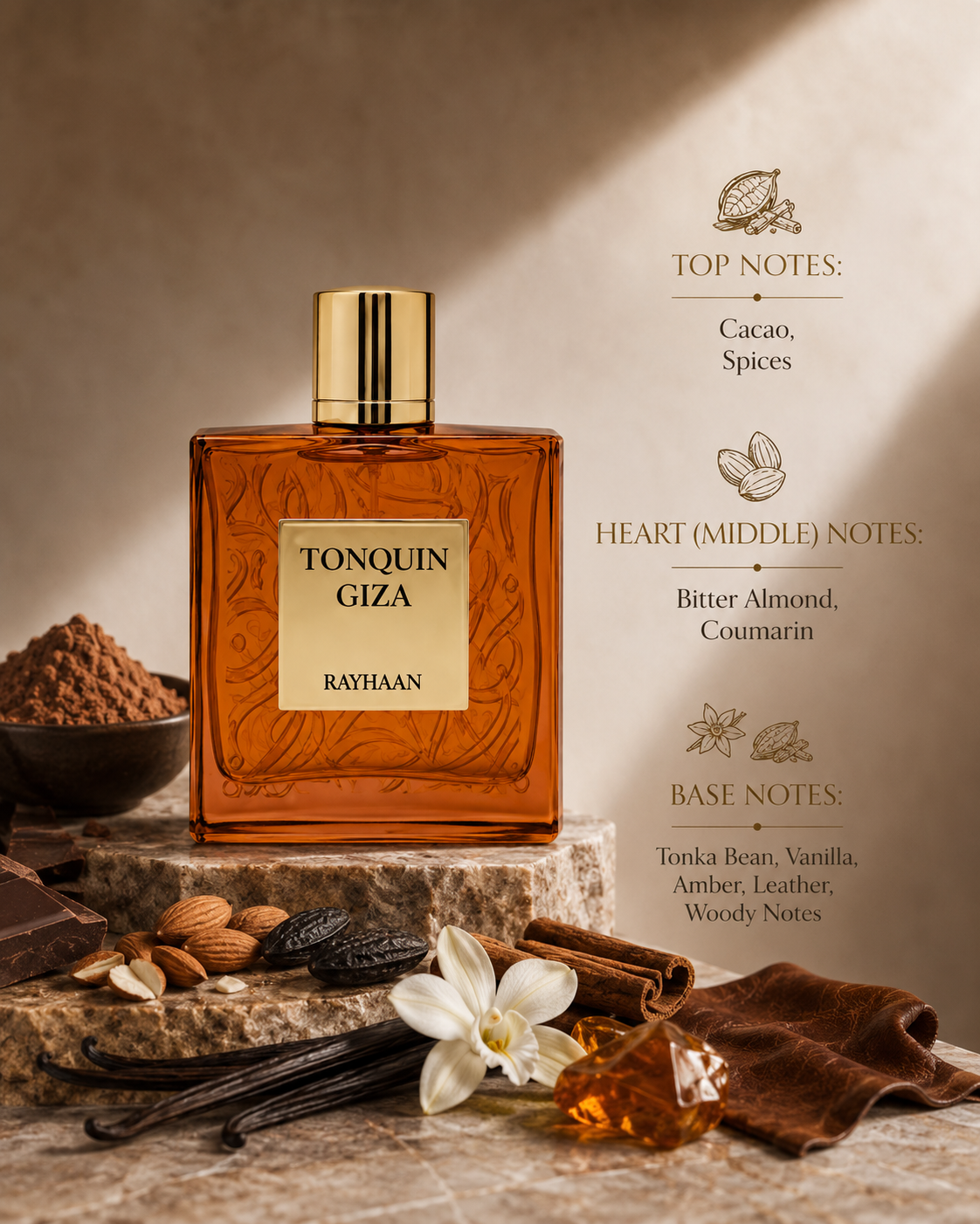Rayhaan Tonquin Giza 100ml EDP - Unisex