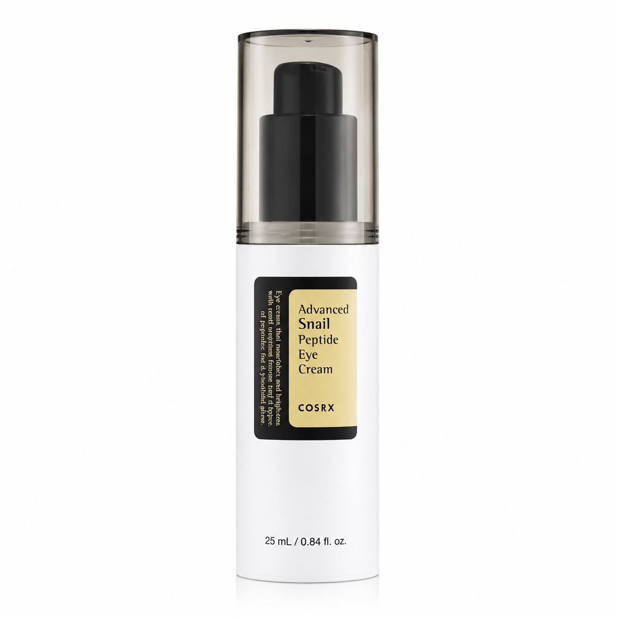COSRX Advanced Snail Peptide Eye Cream 25ml anti-aging eye cream with snail secretion filtrate and peptides for hydration and fine lines