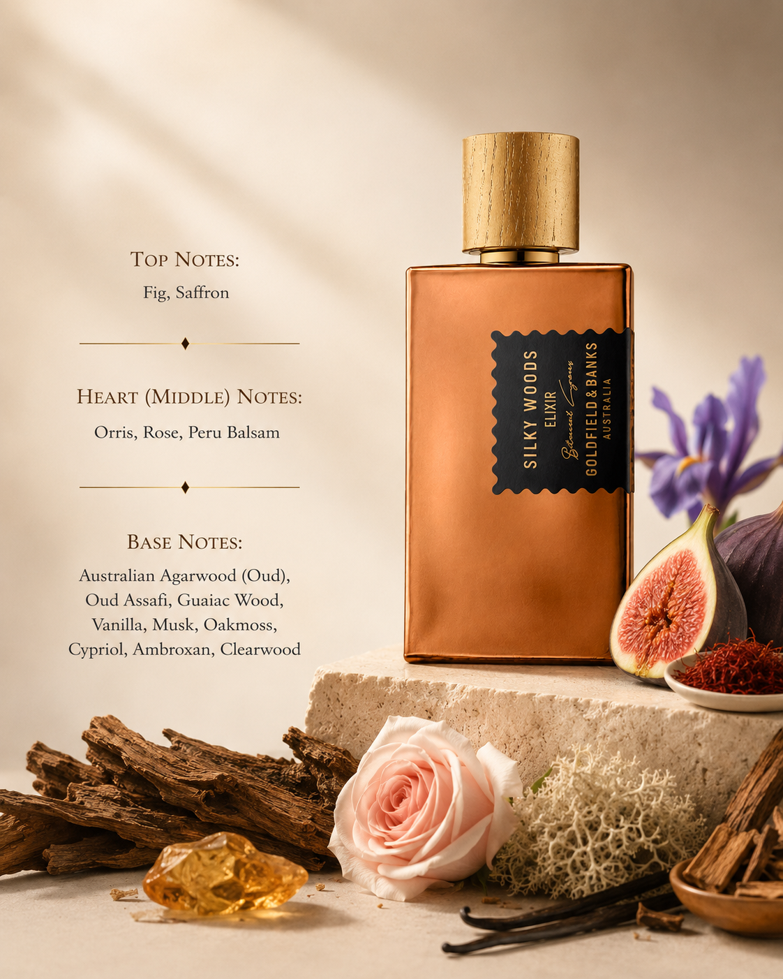 Goldfield & Banks Silky Woods Elixir 100ml EDP - Unisex
