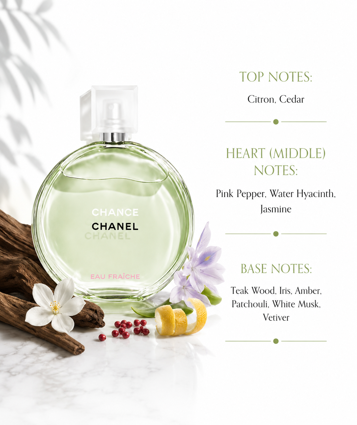 Chanel Chance Eau Fraiche 35ml EDT | Fresh Floral Women's Perfume