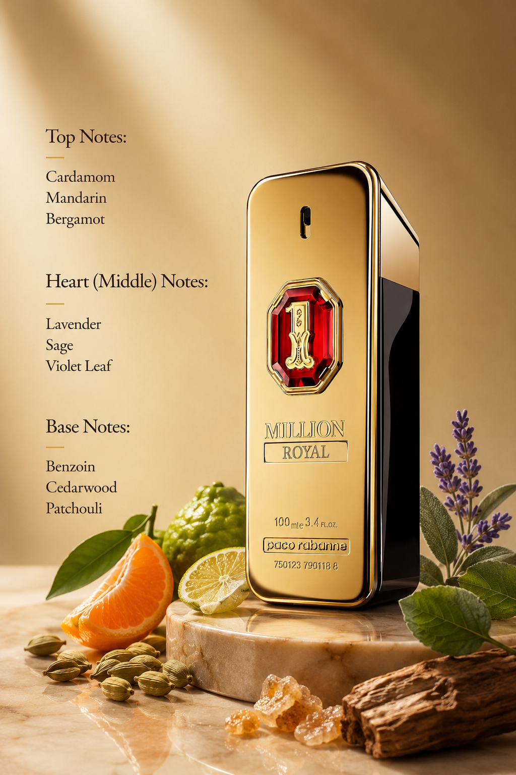 Paco Rabanne 1 Million Royal Parfum 100ml - Men