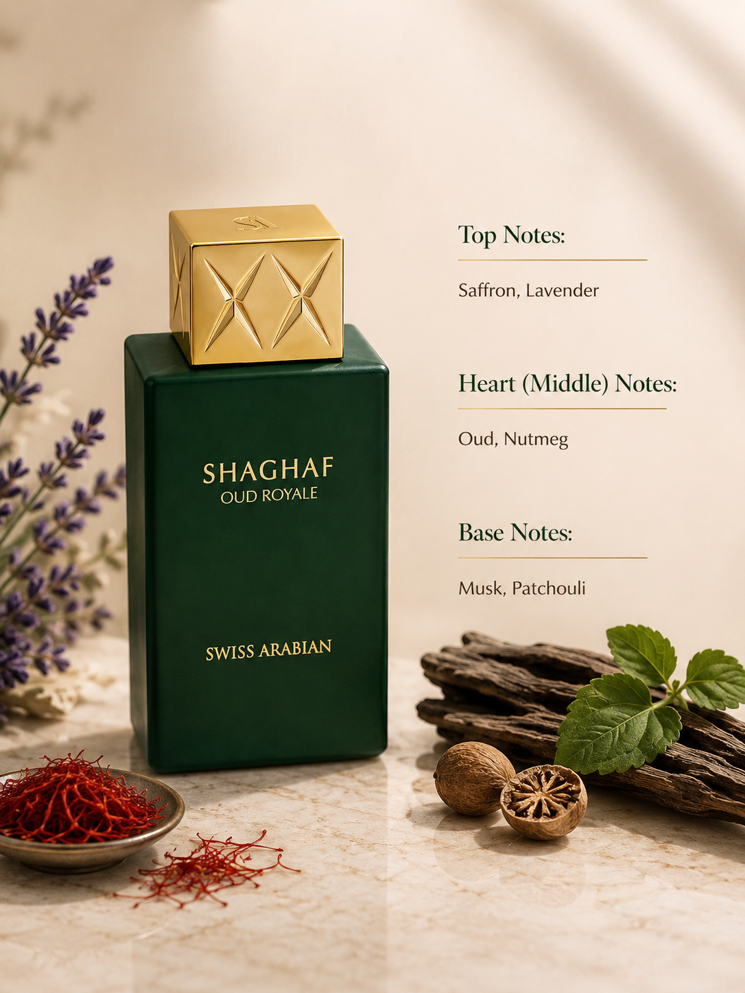 Swiss Arabian Shaghaf Oud Royale 75ml EDP - Unisex