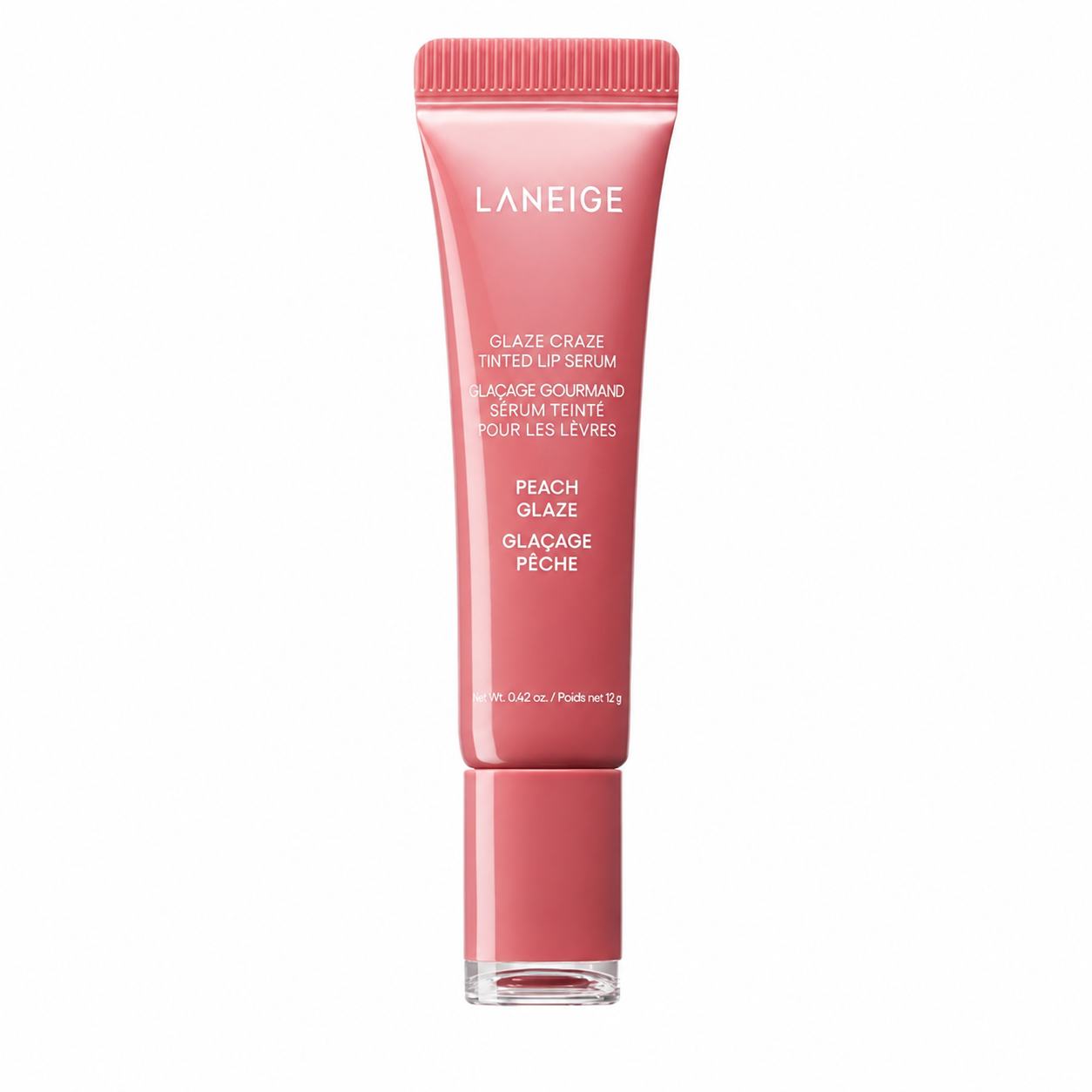 LANEIGE Glaze Craze Tinted Lip Serum - Peach Glaze 12g